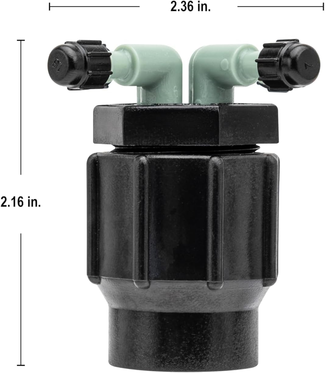Alternative view of 5-Pack Orbit Drip Irrigation System 4-Port Watering Manifold, 1/4" Dripper Tube - 67025