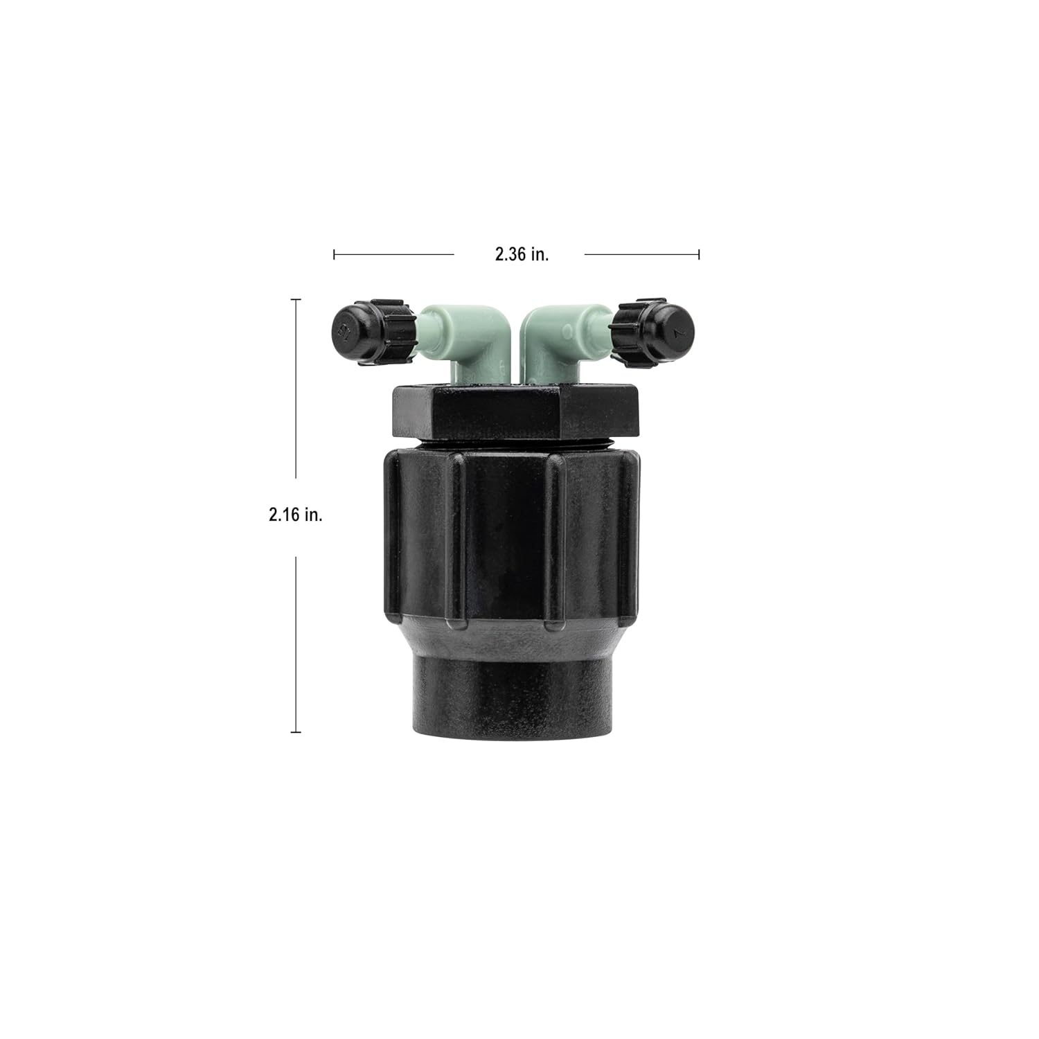Alternative view of Orbit 6-Pack Drip Irrigation System 4-Port Watering Manifold, 1/4 Inch Dripper Tube, 61004D