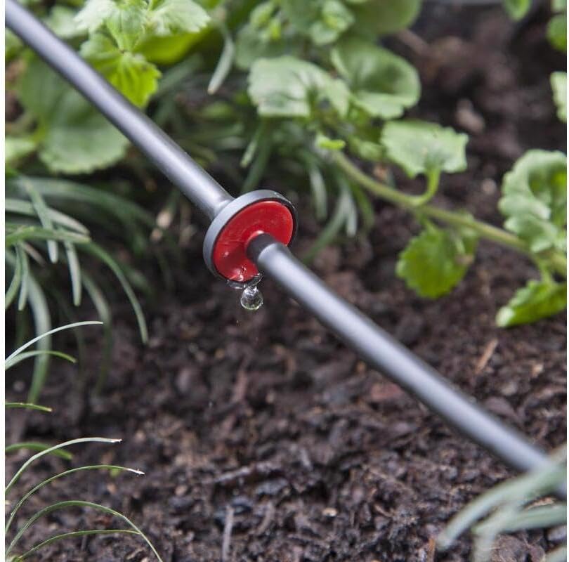Raindrip R116C 0.5 GPH Mini In line Partially Pressure Compensating Drippers, Pack of 10, red (100050071)