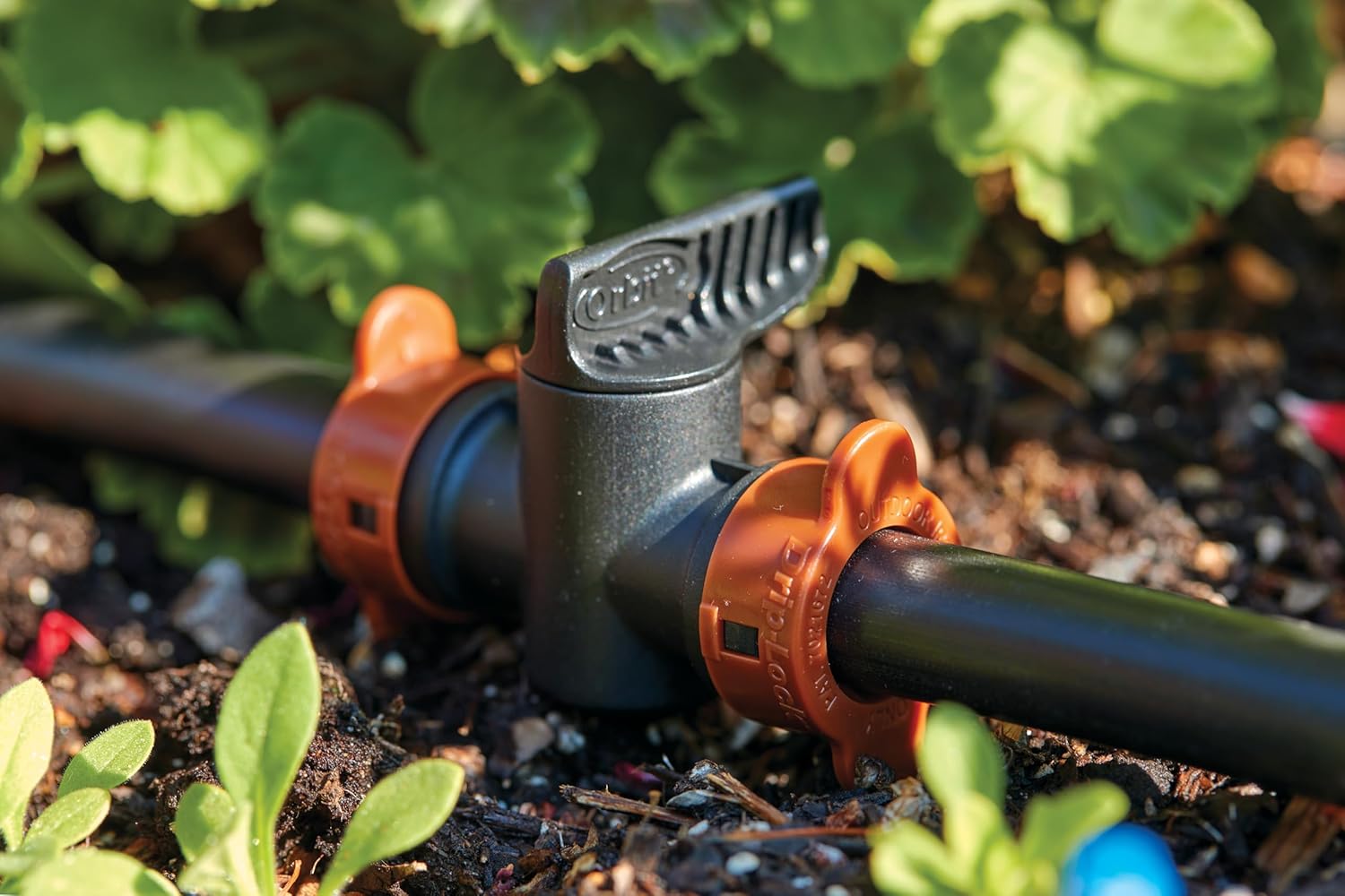 Orbit 67497 1/2" Drip Irrigation Drip-Lock Manual Shut-Off Valve Coupling