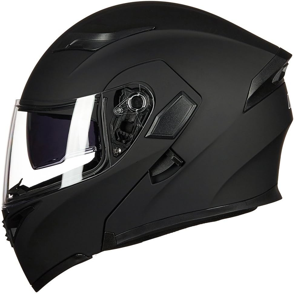 Alternative view of ILM Motorcycle Dual Visor Flip up Modular Full Face Helmet DOT 6 Colors Model 902