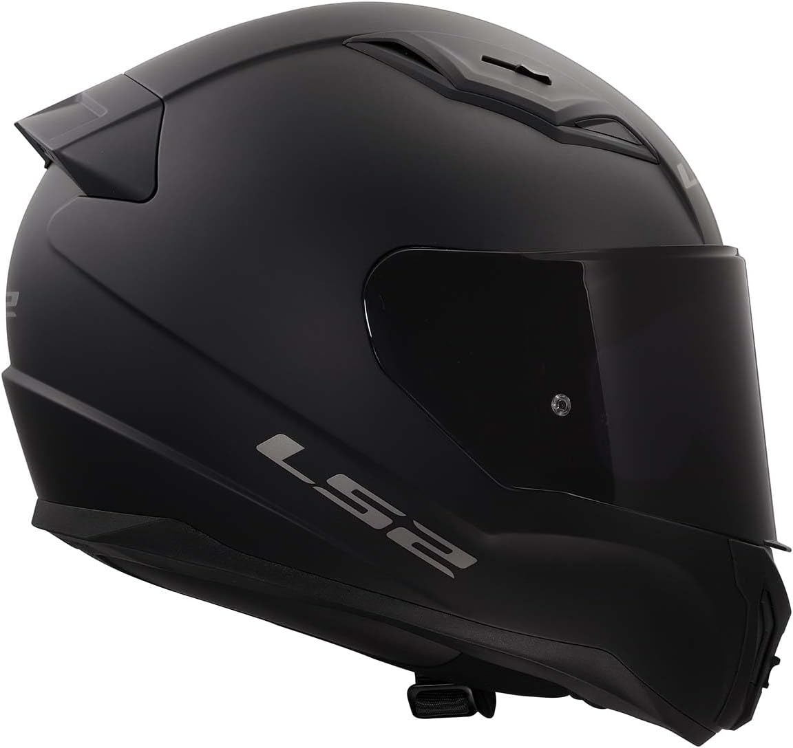 Alternative view of LS2 Helmets Centric Full Face Motorcycle Helmet (Matte Black w/Clear & Dark Smoke Shield - Medium)