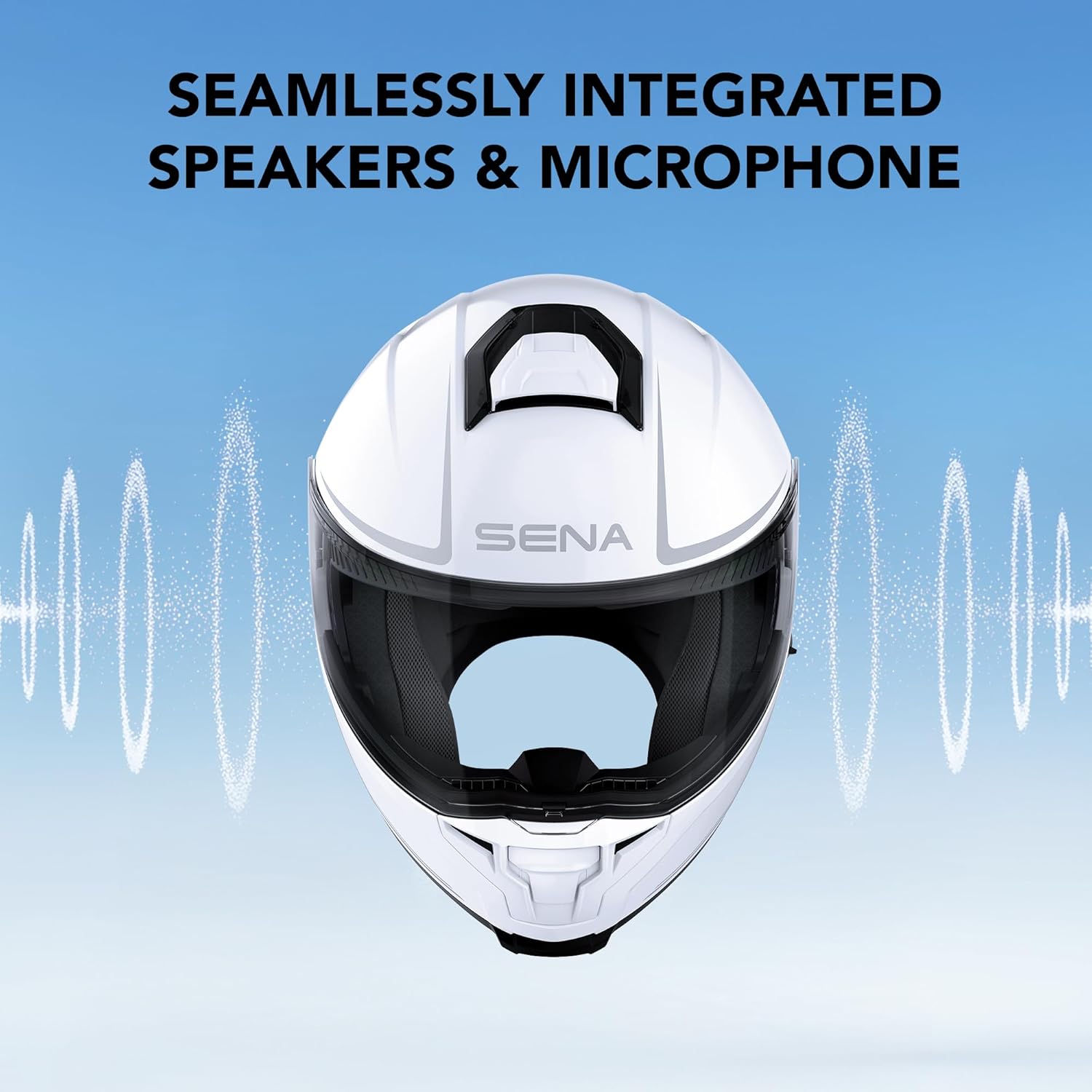 Alternative view of Sena OUTRUSH 2 Modular Smart Motorcycle Helmet with Bluetooth Connectivity and Mesh Intercom Communication