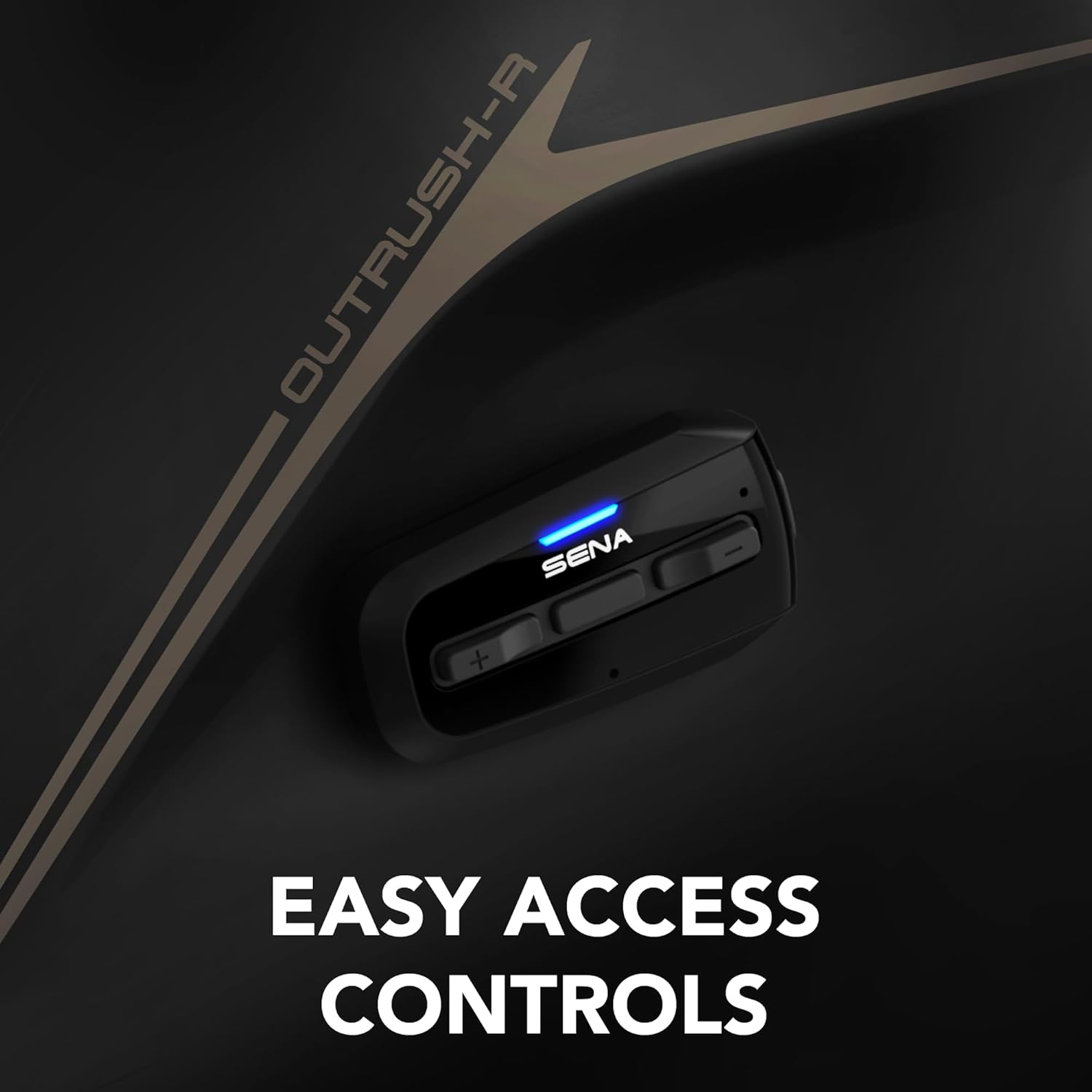 Alternative view of Sena Outrush R Bluetooth Modular Motorcycle Helmet with Intercom System (Matte Black, M)