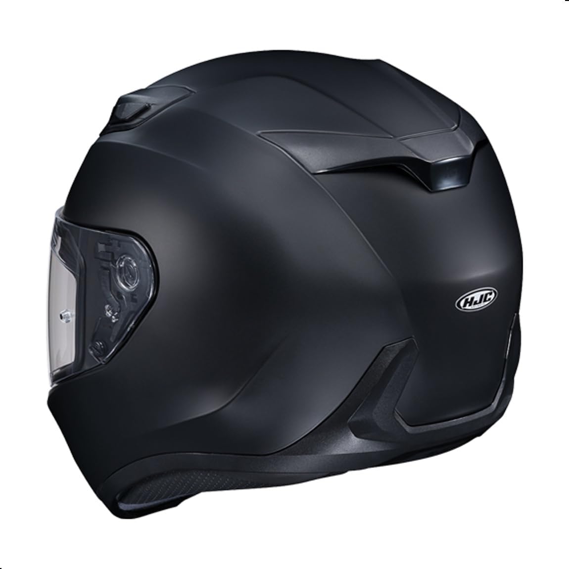 HJC i10 Solid Full Face Motorcycle Helmet with HJ-31 Pinlock Shield, DOT & SNELL Approved (Semi Flat Black, Medium)