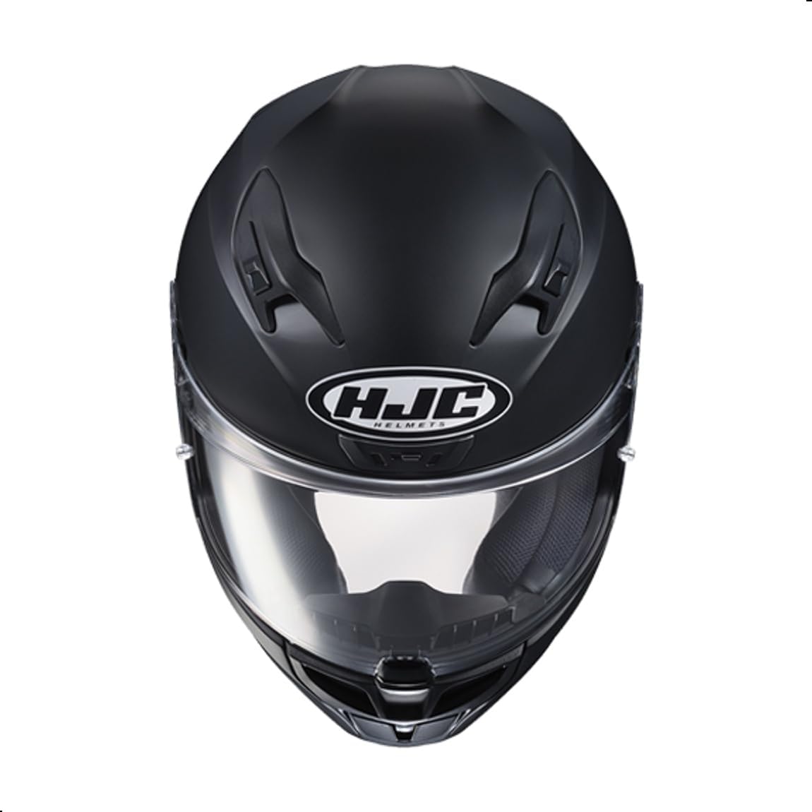 Alternative view of HJC i10 Solid Full Face Motorcycle Helmet with HJ-31 Pinlock Shield, DOT & SNELL Approved (Semi Flat Black, Medium)