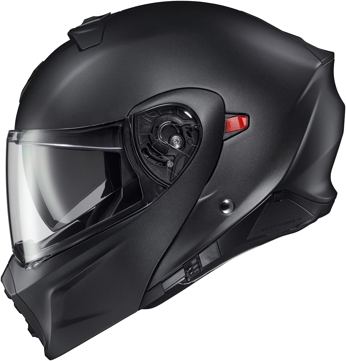 ScorpionEXO GT930 Open Full Face Transformer Adult Motorcycle Helmet Bluetooth Ready Speaker Pockets DOT ECE P/J Approved Solid (Matte Black - X-Large)