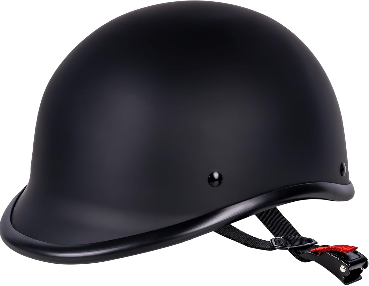 Alternative view of Yesmotor Vintage Motorcycle Half Helmet - Lightweight Low Profile Open-Face Half-Face Helmet u2013 DOT Approved