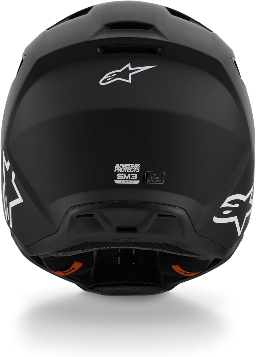 Alternative view of Alpinestars Motocross Helmet SM3 Solid Off Road Riding Protection Lightweight Design ECE 06 DOT