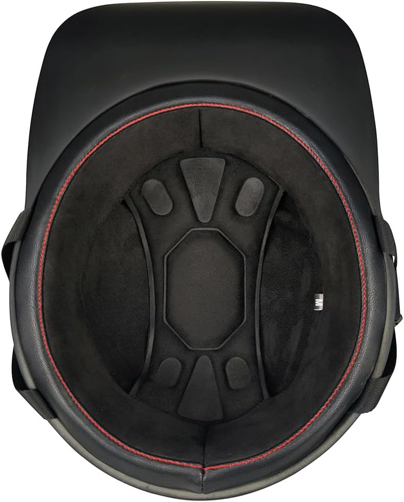 Alternative view of Vintage Motorcycle Helmet Men and Women Adults Open-Face Motorbike Helmets Retro Half Helmet Fashion Baseball Cap Casco DOT Approved