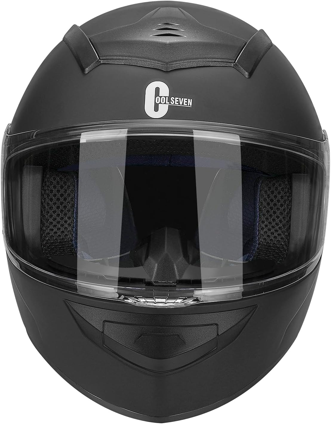 Full Face Motorcycle Helmet for Adults with DOT Approved, Lightweight Aerodynamic Street Bike Helmet for Men and Women, Three Layers Protection