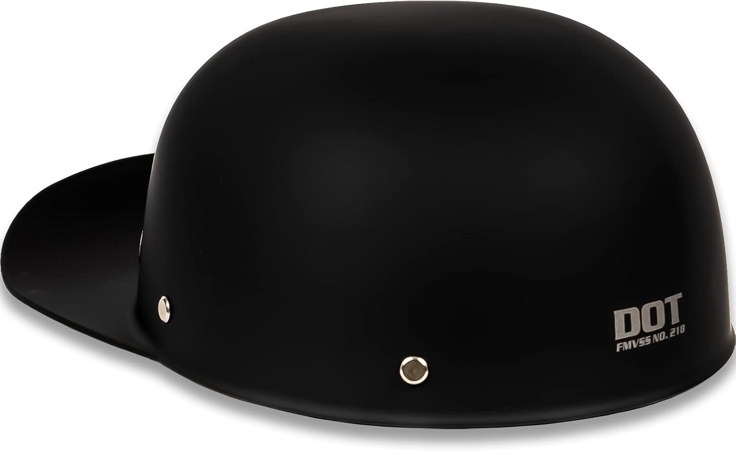 Alternative view of Yesmotor Baseball Style Cap Retro Motorcycle Helmet Unisex-Adult - DOT Approved