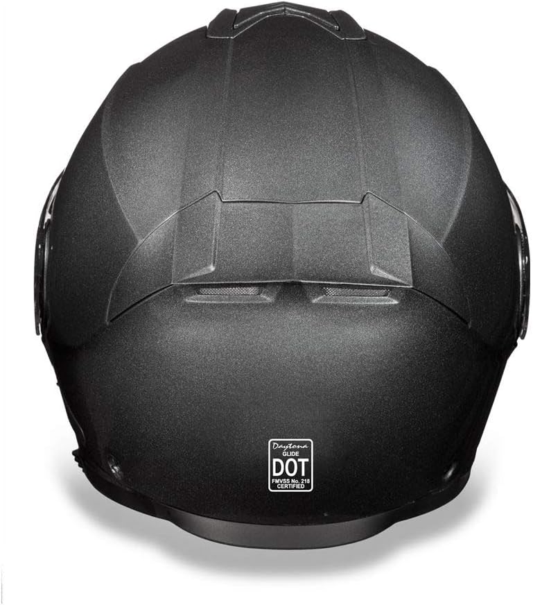 Daytona Glide Helmet - Lightweight Dirt Bike Helmet with Anti-Scratch Shield - Anti Fog - Dual Density EPS Liner - DOT Approved - Bluetooth Compatible