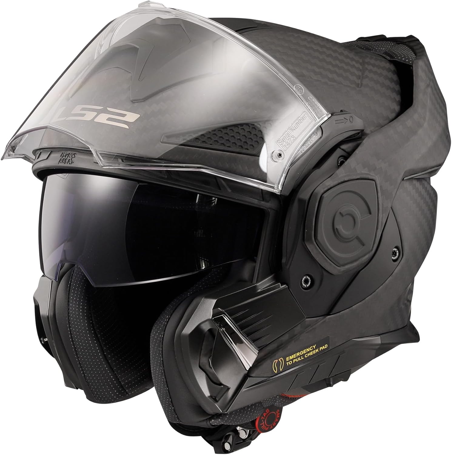 Alternative view of LS2 Helmets Advant X Carbon Modular Helmet