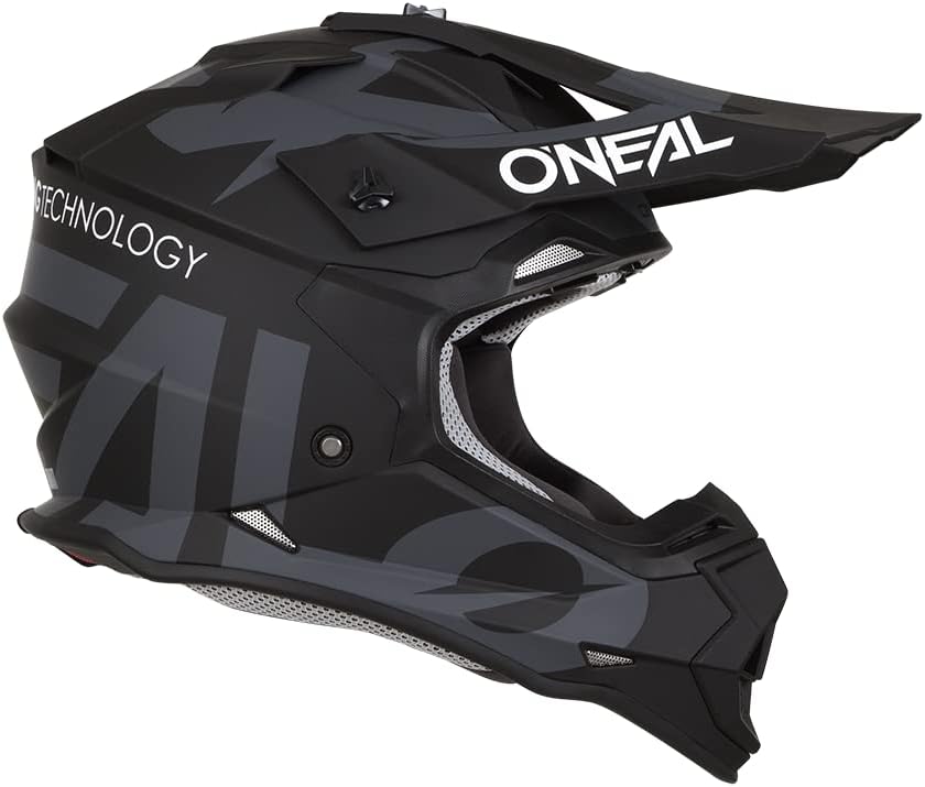 O'Neal 2 Series Adult Helmet Slick Black/Gray