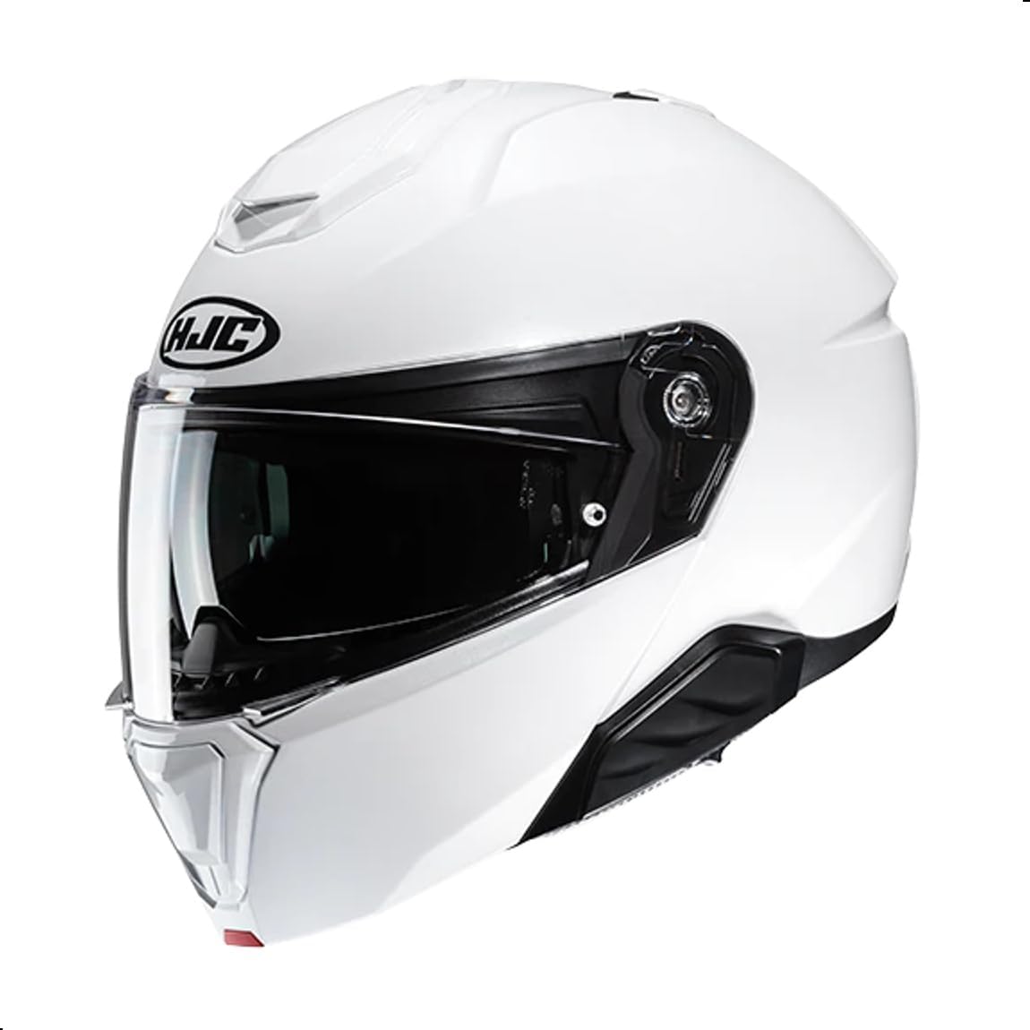 Alternative view of HJC i91 Solid Modular Motorcycle Helmet with HJ-33 Pinlock Shield, DOT Approved (Semi Flat Metallic Blue, Large)