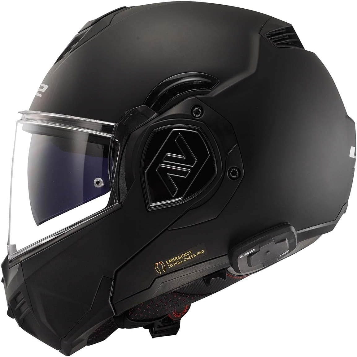 LS2 Helmets Advant Modular Helmet with Integrated Cardo 4X Bluetooth