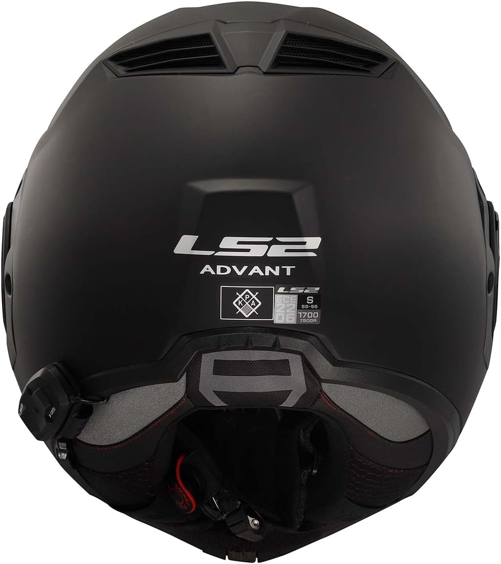 Alternative view of LS2 Helmets Advant Modular Helmet with Integrated Cardo 4X Bluetooth