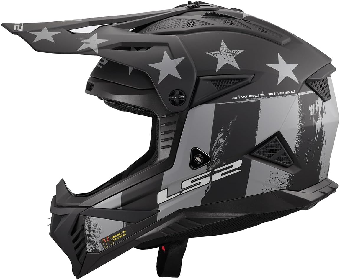 LS2 Helmets Gate II Full Face MX Motorcycle Helmet