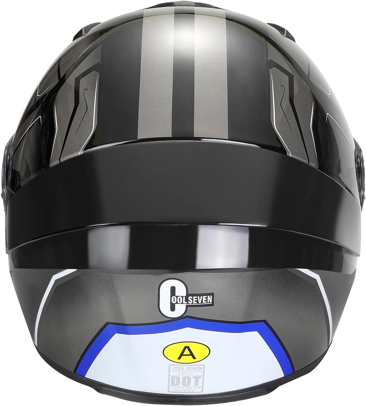 Alternative view of Full Face Motorcycle Helmet for Adults with DOT Approved, Lightweight Aerodynamic Street Bike Helmet for Men and Women, Three Layers Protection