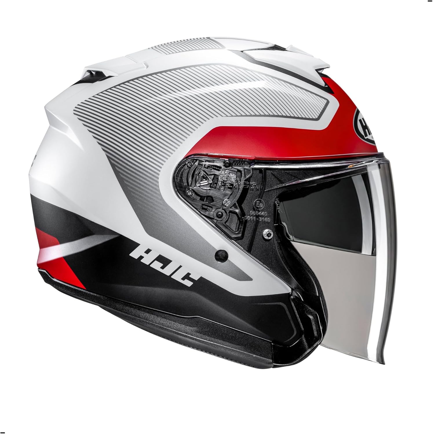 Alternative view of HJC i31 Tevis Open Face Motorcycle Helmet, DOT Approved (MC1SF, Medium)