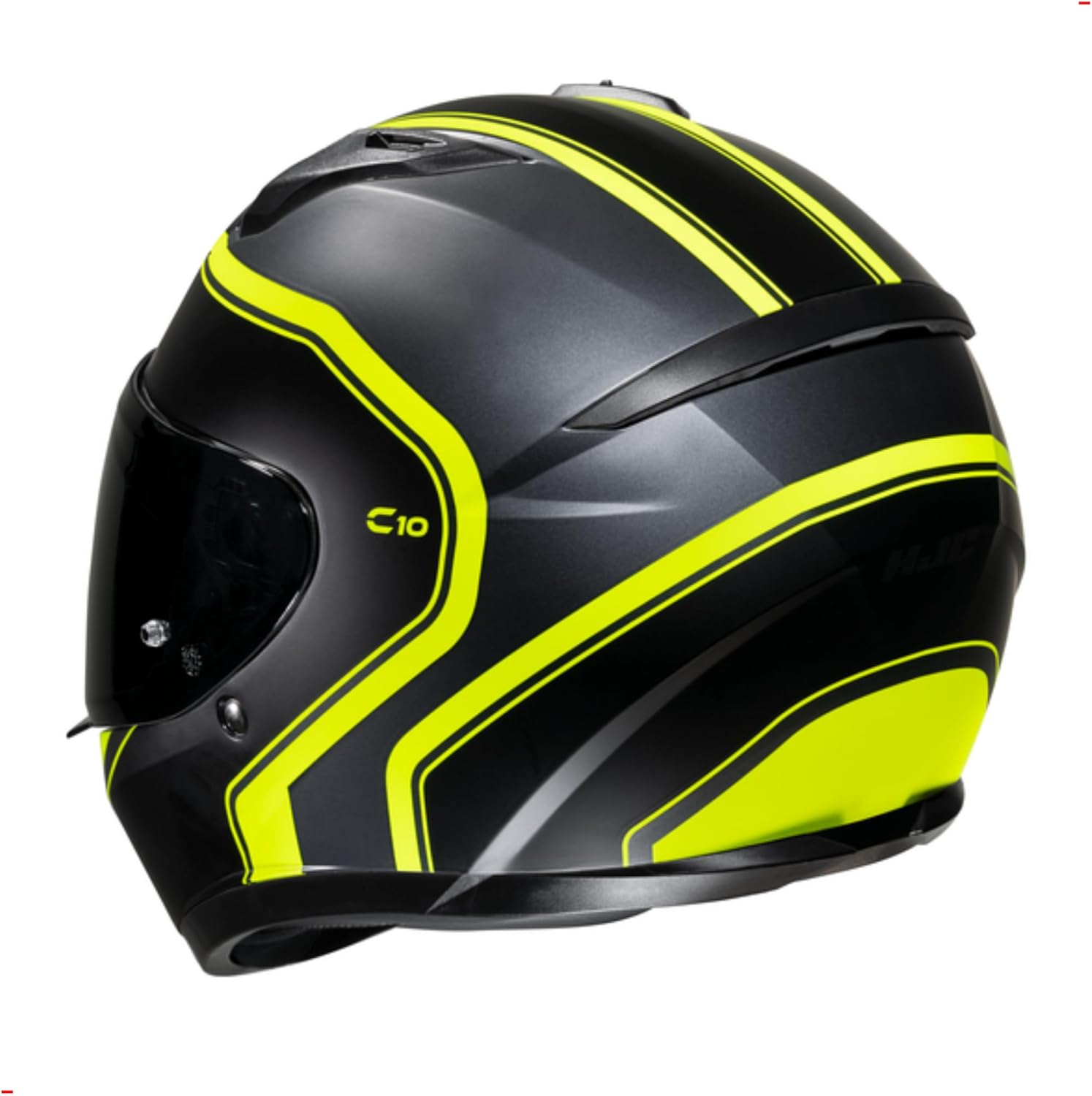 HJC C10 Elie Full Face Motorcycle Helmet with HJ-34P Pinlock Shield, DOT Approved (MC3HSF, Medium)