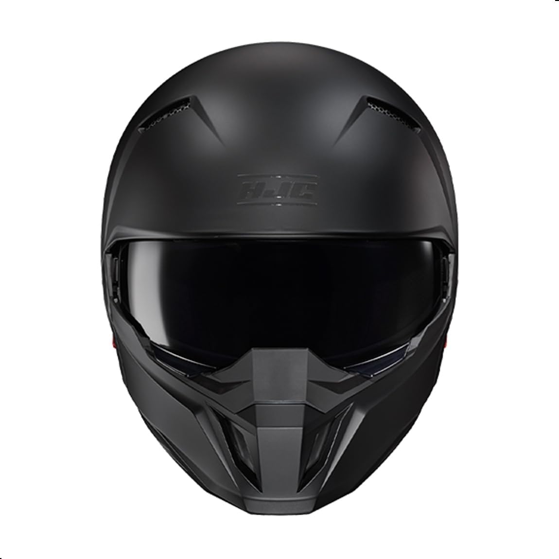 Alternative view of HJC i20 Solid Open Face Motorcycle Helmet, DOT Approved (Semi Flat Black, Medium)