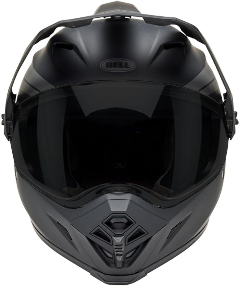 BELL MX-9 Adventure MIPS Helmet (Matte Blackout Black/Gray - Medium)