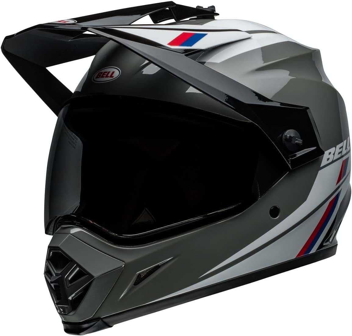 Alternative view of Bell MX-9 Adventure MIPS Helmet (Alpine Gloss Nardo/Black - Large)