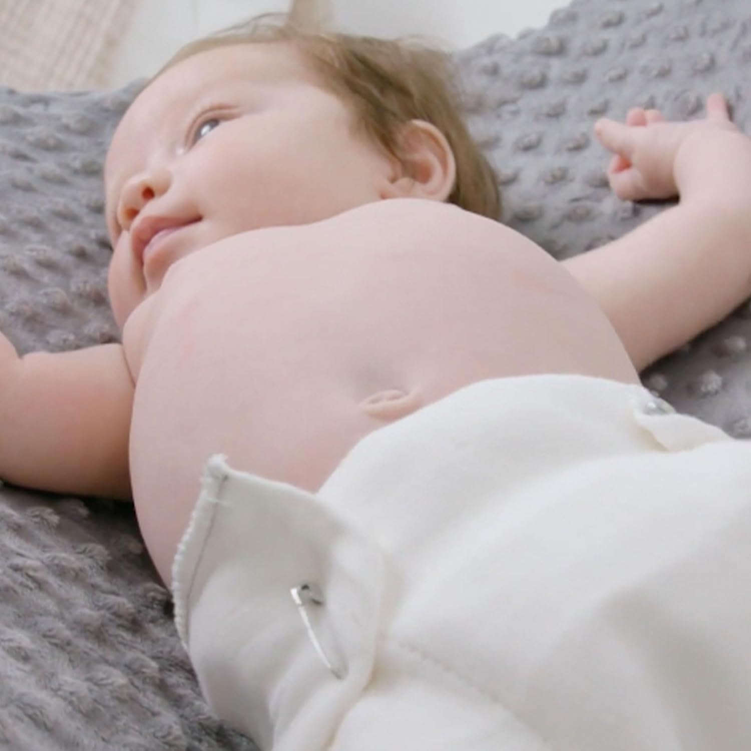 Gerber Unisex Baby Boys Girls Gauze Prefold Cloth Diapers Multipack White 5 Pack