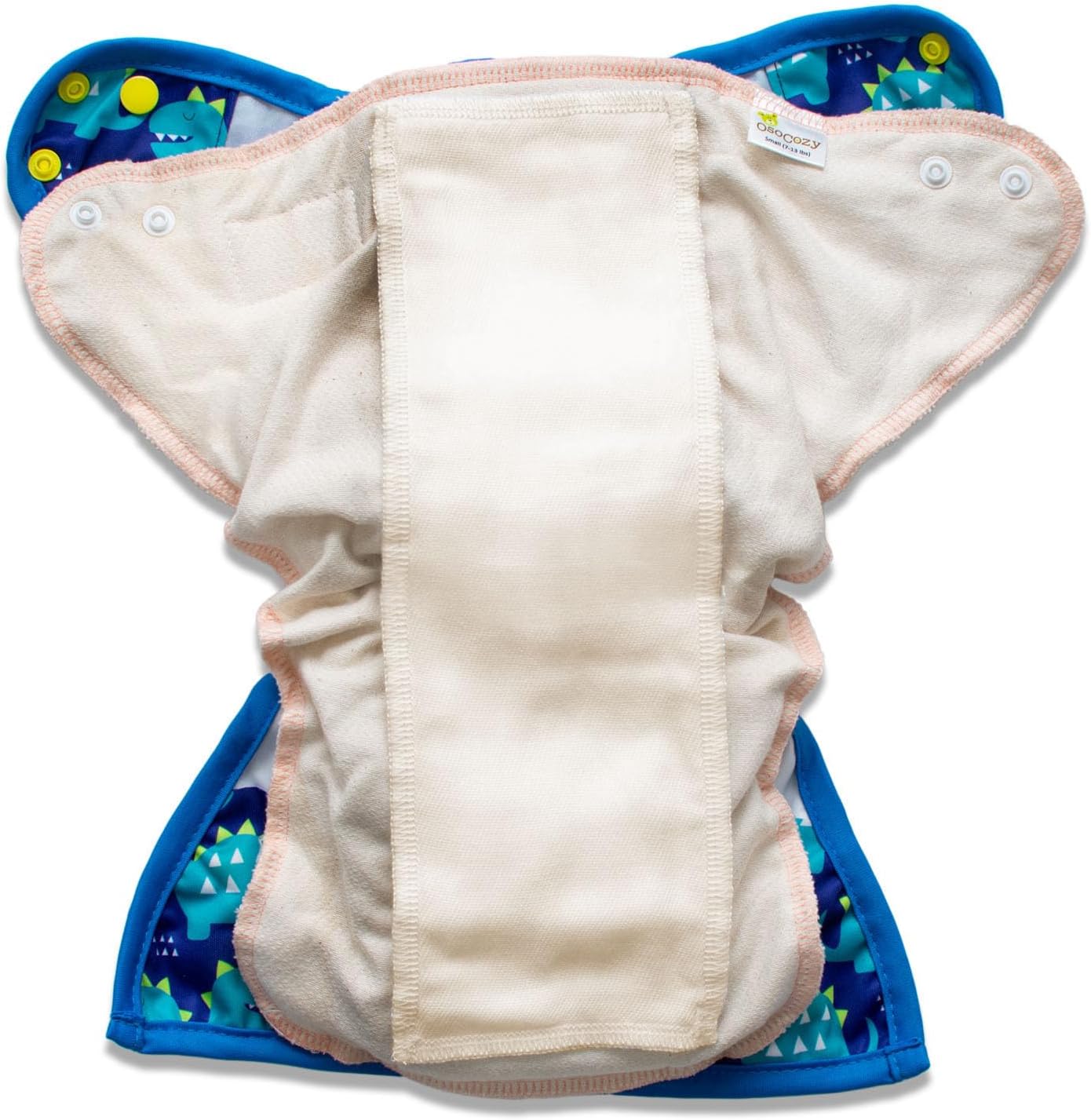 Alternative view of OsoCozy Gauze Cloth Diaper Doublers - 100% Unbleached Gauze Weaved Cotton, 4x12 inches, 6 Layers Thick. Add Extra Absorbency to Your Cloth Diapers - 12 Pack