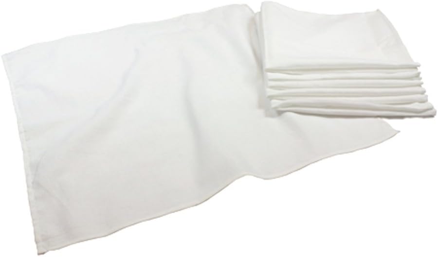 OsoCozy Bleached Birdseye Flat Cloth Diapers (6 Pack) - 27 x 27 Inches, One-Layer Flat Cloth Baby Nappies Made of Soft, Durable 100% Birdseye Weave Cottonu2026