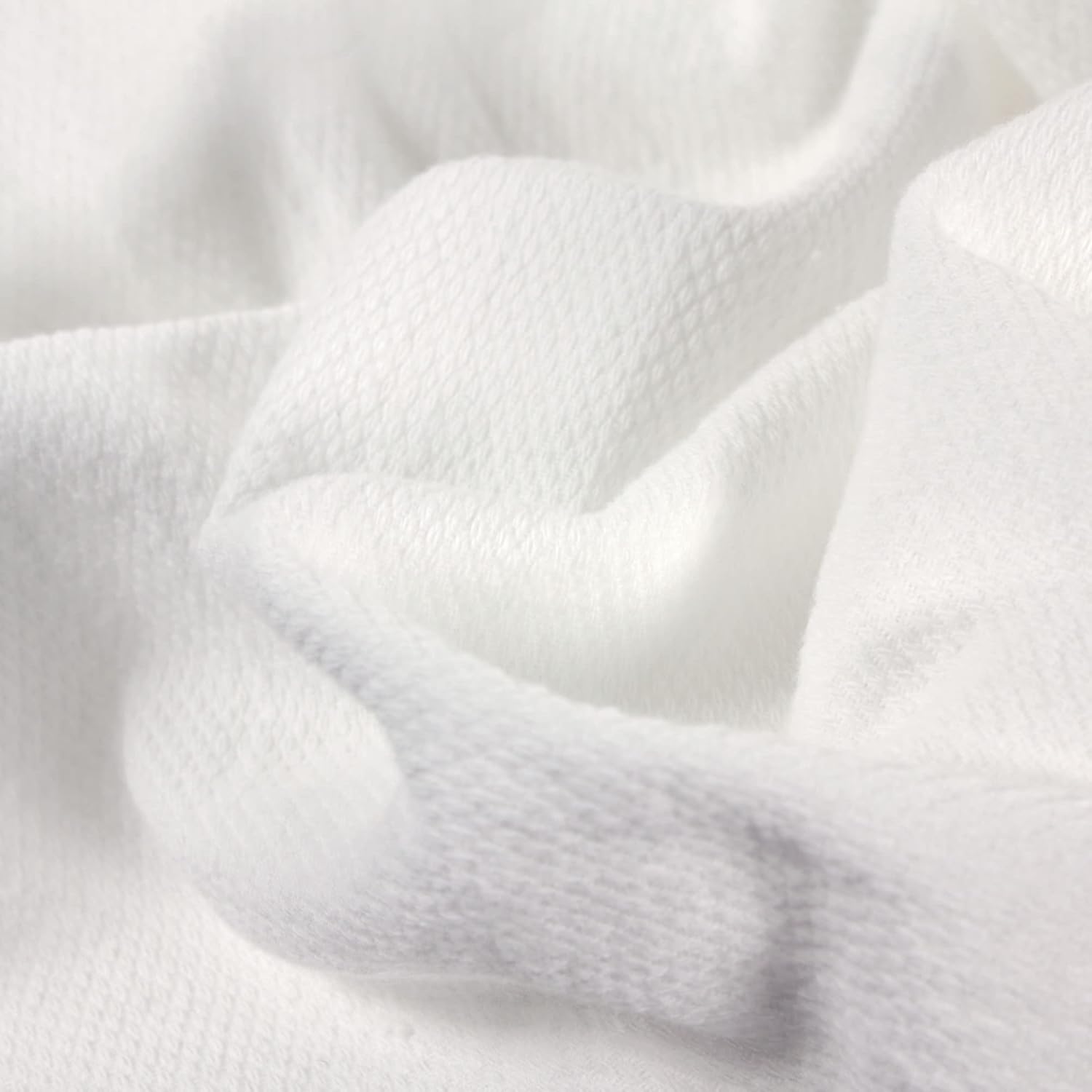 Alternative view of OsoCozy Bleached Birdseye Flat Cloth Diapers (6 Pack) - 27 x 27 Inches, One-Layer Flat Cloth Baby Nappies Made of Soft, Durable 100% Birdseye Weave Cottonu2026