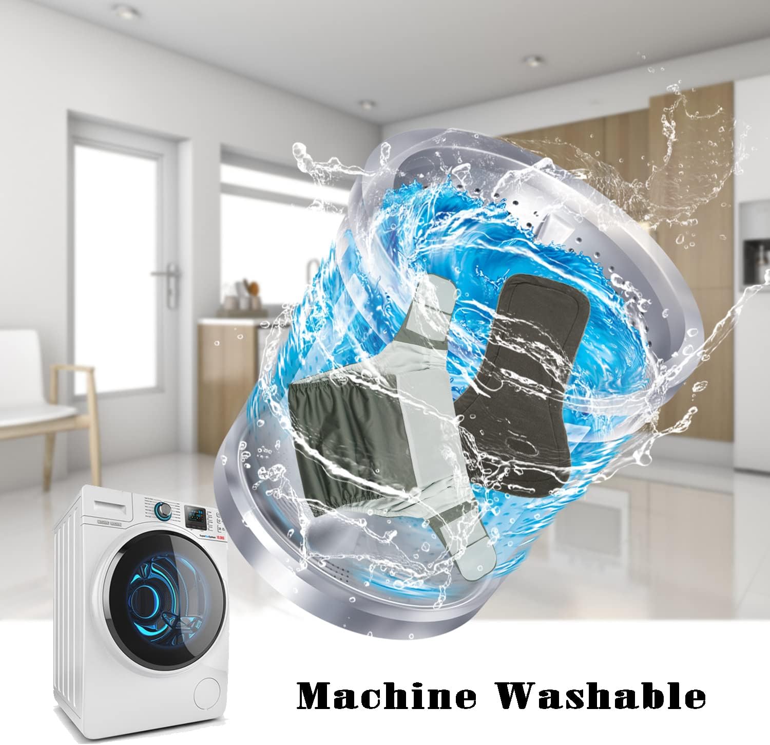 3 Pack Adult Cloth Diapers with Oversized Diaper Inserts, TPU Waterproof Nappy Reusable Washable Elderly Incontinence Care Protection Nappies Underwear for Men or Women, Waist 23.6-35.4 Inches (M) - Image 5