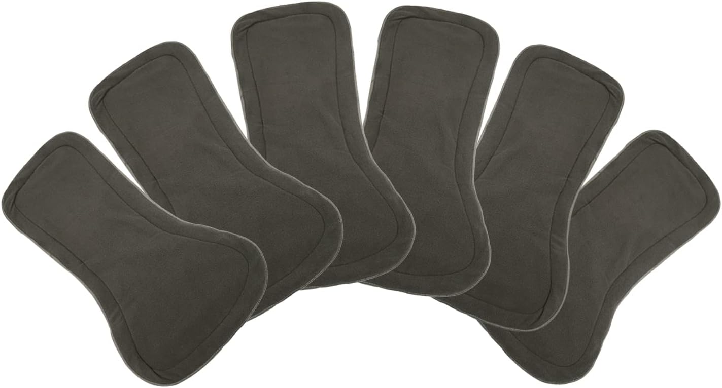 3 Pack Adult Cloth Diapers with Oversized Diaper Inserts, TPU Waterproof Nappy Reusable Washable Elderly Incontinence Care Protection Nappies Underwear for Men or Women, Waist 35.4-47.2Inches (L) - Image 9