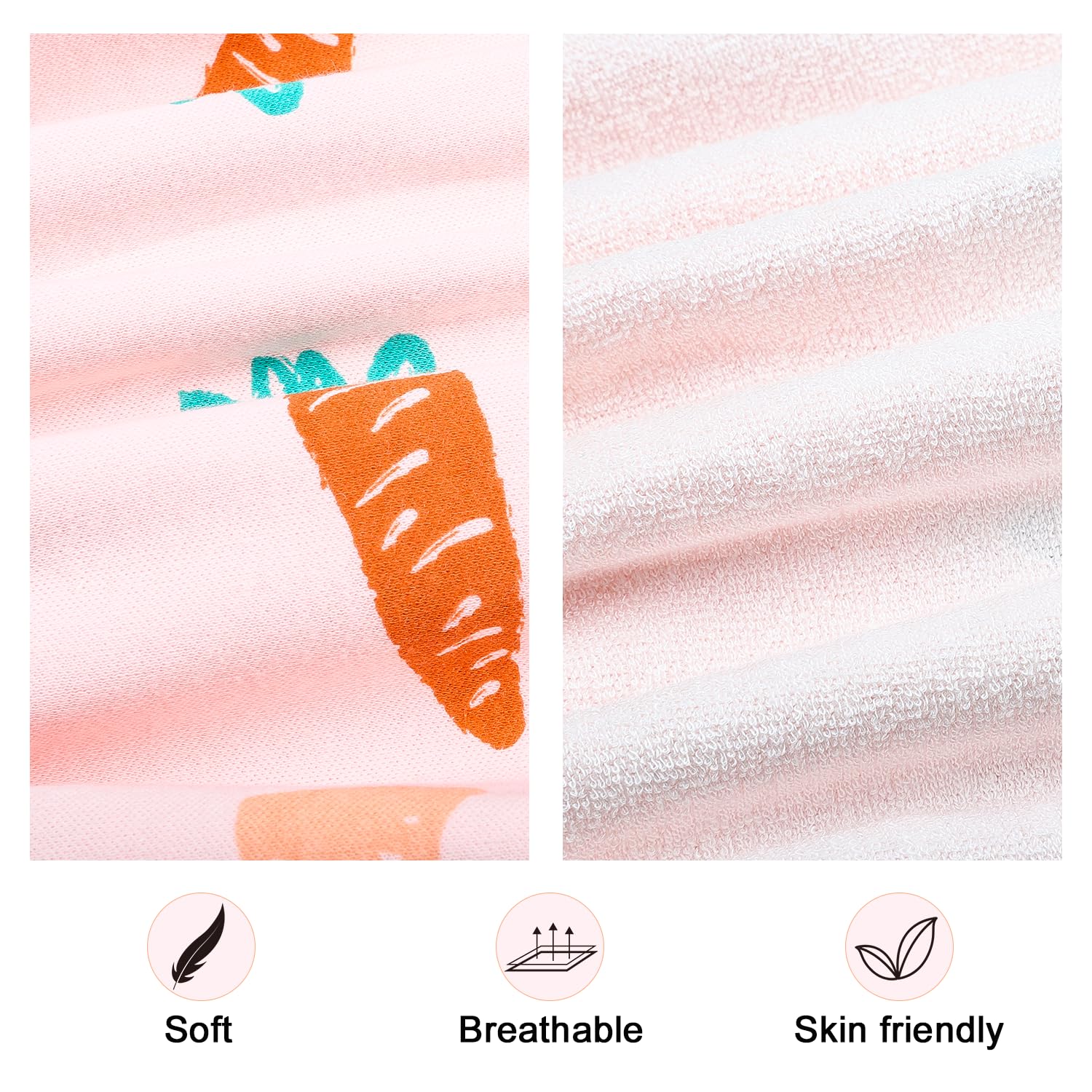 Alternative view of 2 Packs Waterproof Diaper Skirt for Potty Training Baby Comfy Cloth Diaper Skirt for Boys and Girls Night Time