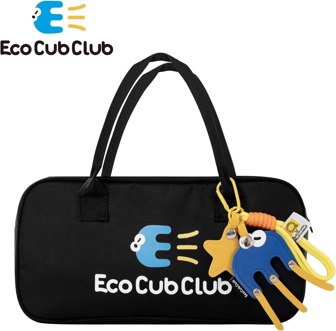 Alternative view of ECOCUBCLUB Reusable Washable Cloth Diapers 6pcs for Baby Shower,Leak-Proof Double Gussets Quick-Dry AWJ Lining,12 Soft Fleece Inserts & 2 Wet Bags,Packed in Durable Travel Handbag&Key Chain-G-04-A