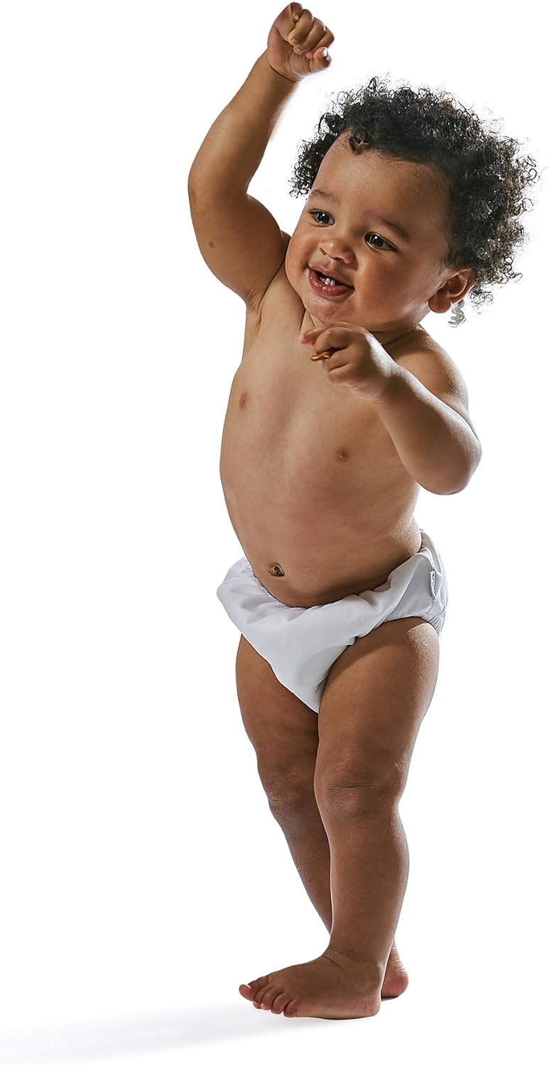 green sprouts Eco Pull-Up Reusable Absorbant Swim Diaper - Pink - 24 Mo