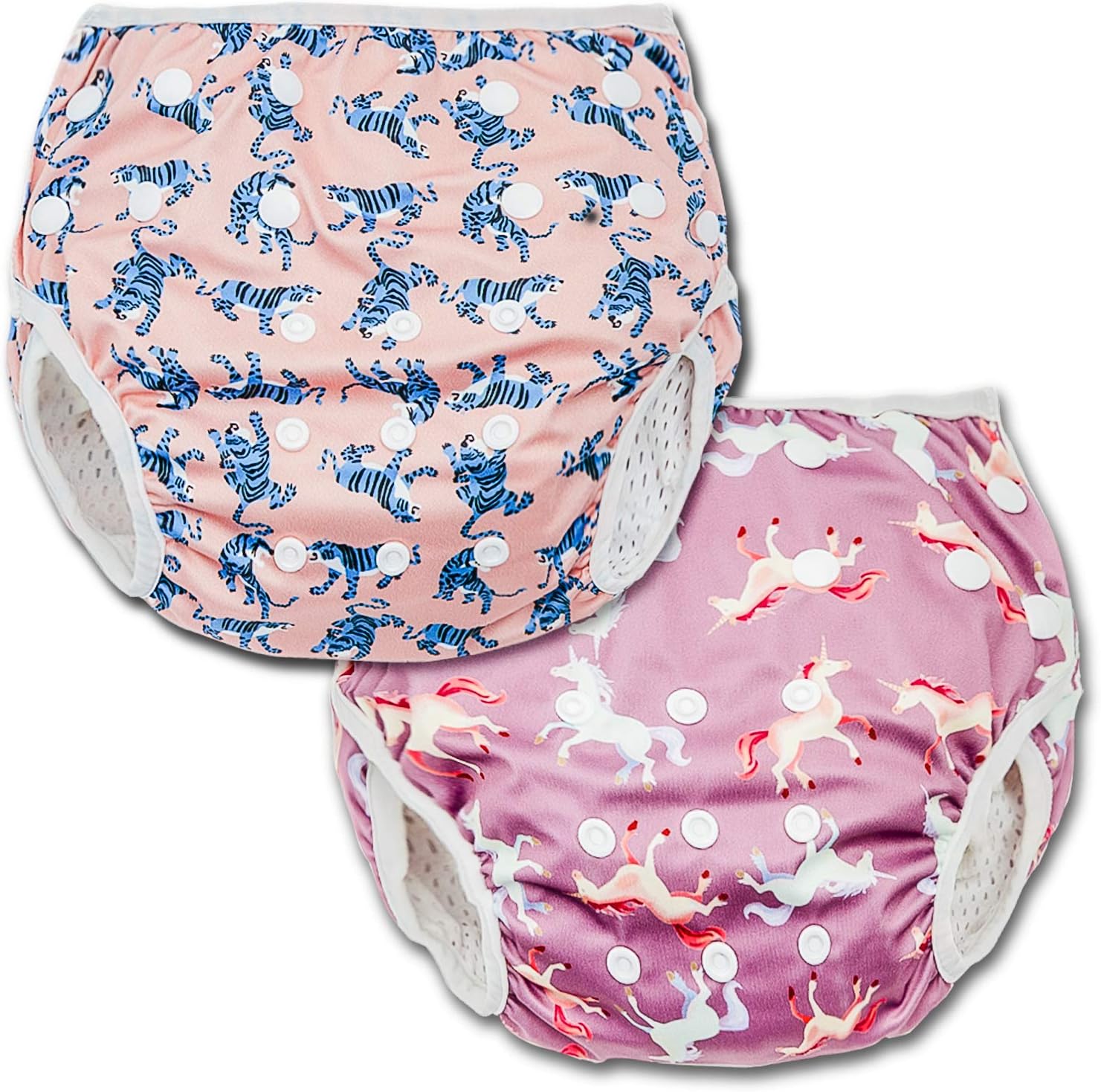 Joyo roy Reusable Swim Diaper 2pcs One Size Adjustable Baby Swim Diaper Reusable for Toddler Swimming Diapers Size 4 Soft Baby Boy Water Diapers 4T Pool & Beach Baby Essentials for Swimming Lessons - Image 7