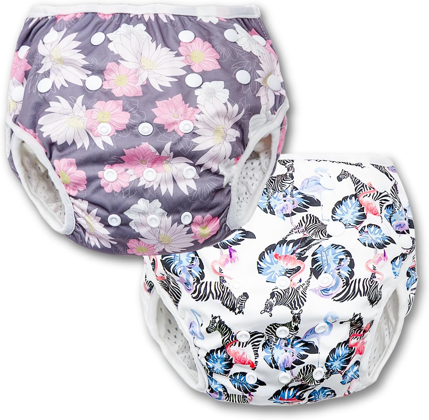 Joyo roy Reusable Swim Diaper 2pcs One Size Adjustable Baby Swim Diaper Reusable for Toddler Swimming Diapers Size 4 Soft Baby Boy Water Diapers 4T Pool & Beach Baby Essentials for Swimming Lessons - Image 9