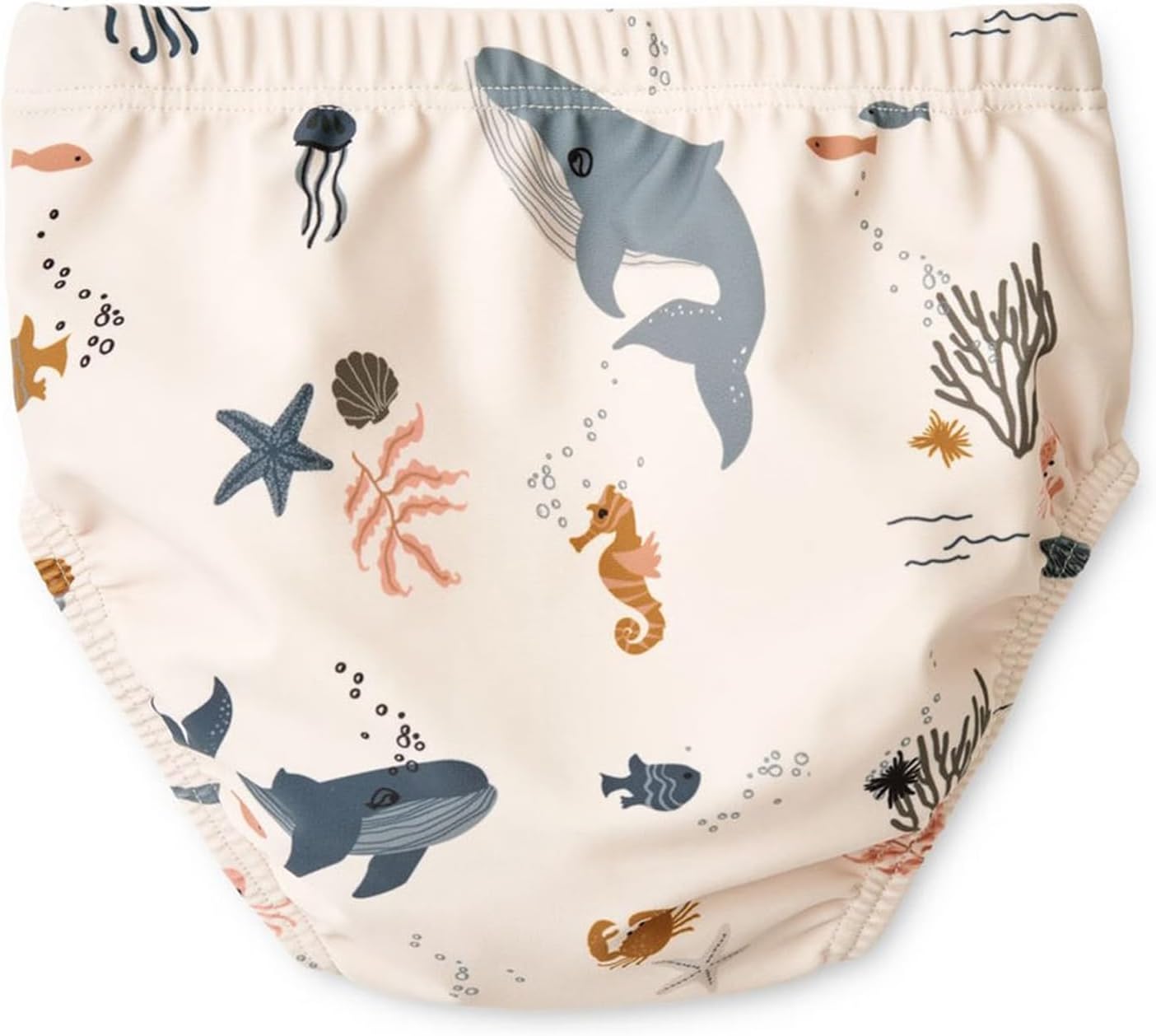 LDIOIF Toddler Baby Boy Girl Swim Diaper Neutral Reusable Water Diaper Organic BPA Free Swim Pants Whale Swimsuit 12-18 Month