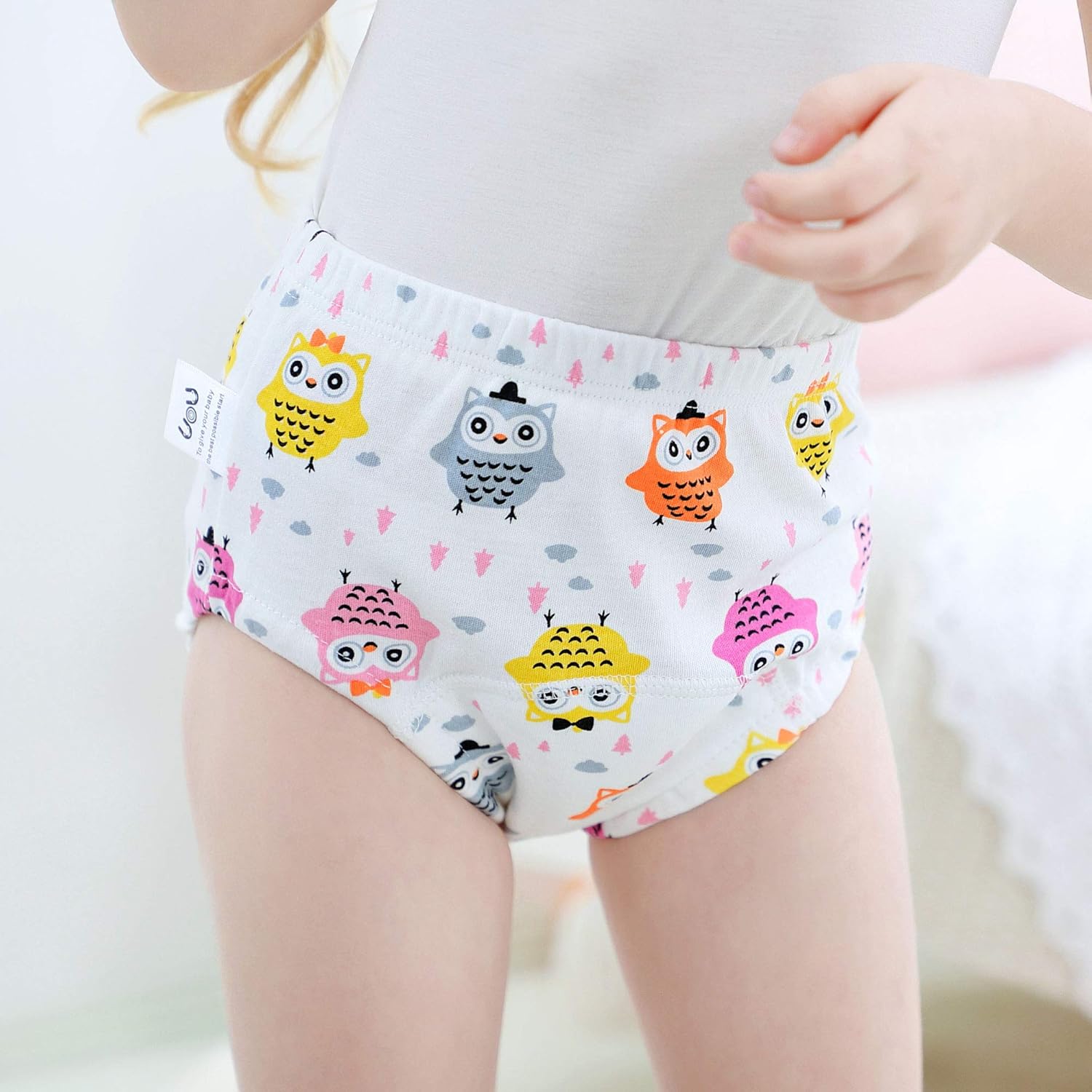 Alternative view of Toddler Potty Training Pants 4 Pack,Cotton Training Underwear Size 2T,3T,4T,Waterproof Underwear for Kids