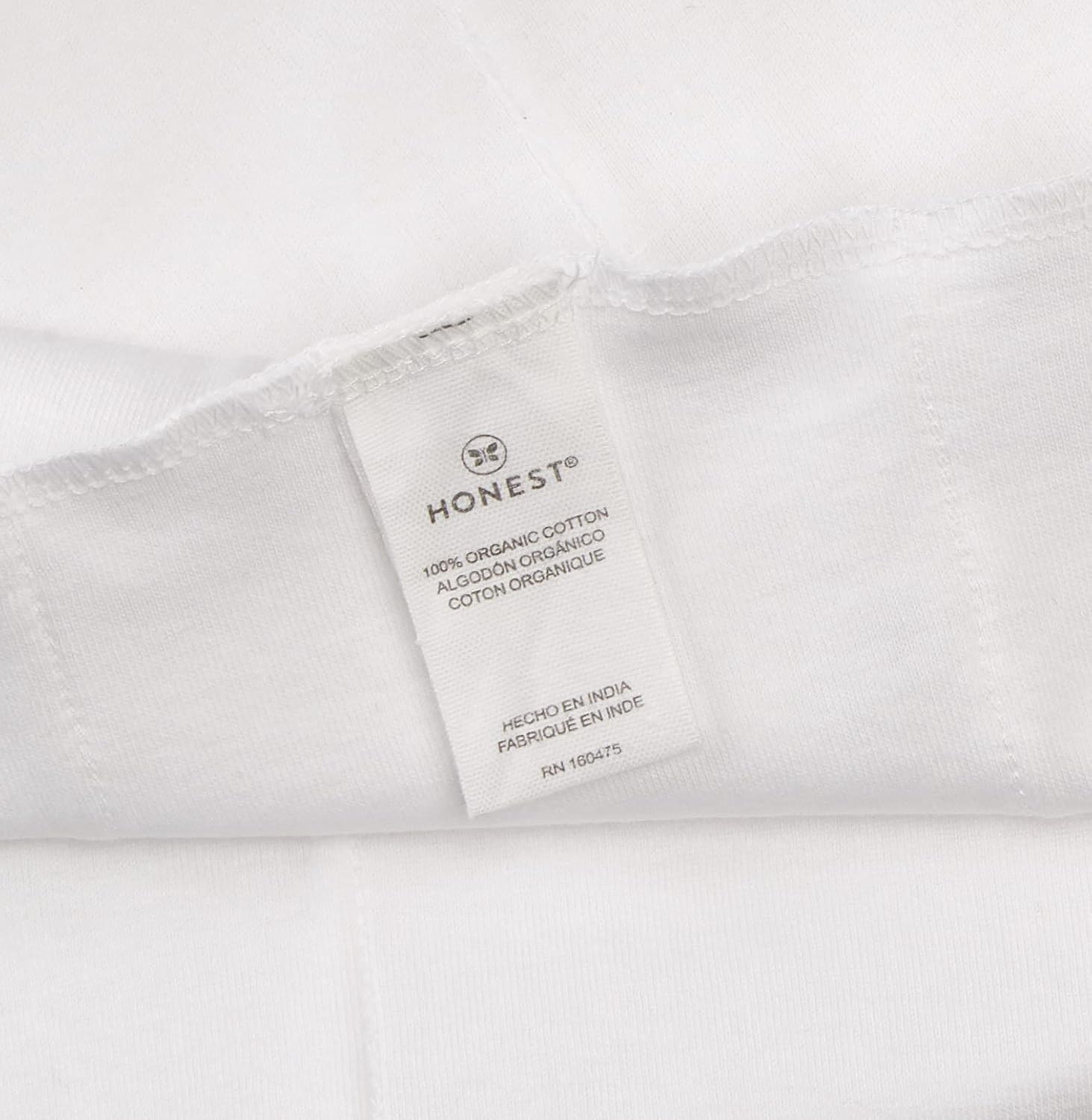 Alternative view of Tri-fold Knit Burp Cloths Soft Absorbent 100% Organic Cotton for Baby Boys, Girls