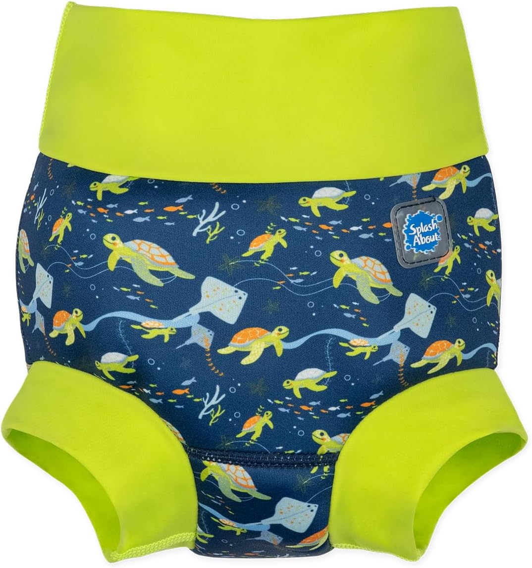 Alternative view of Splash About Happy Nappy Swim Diaper, Neon Pink, 6-12 Months