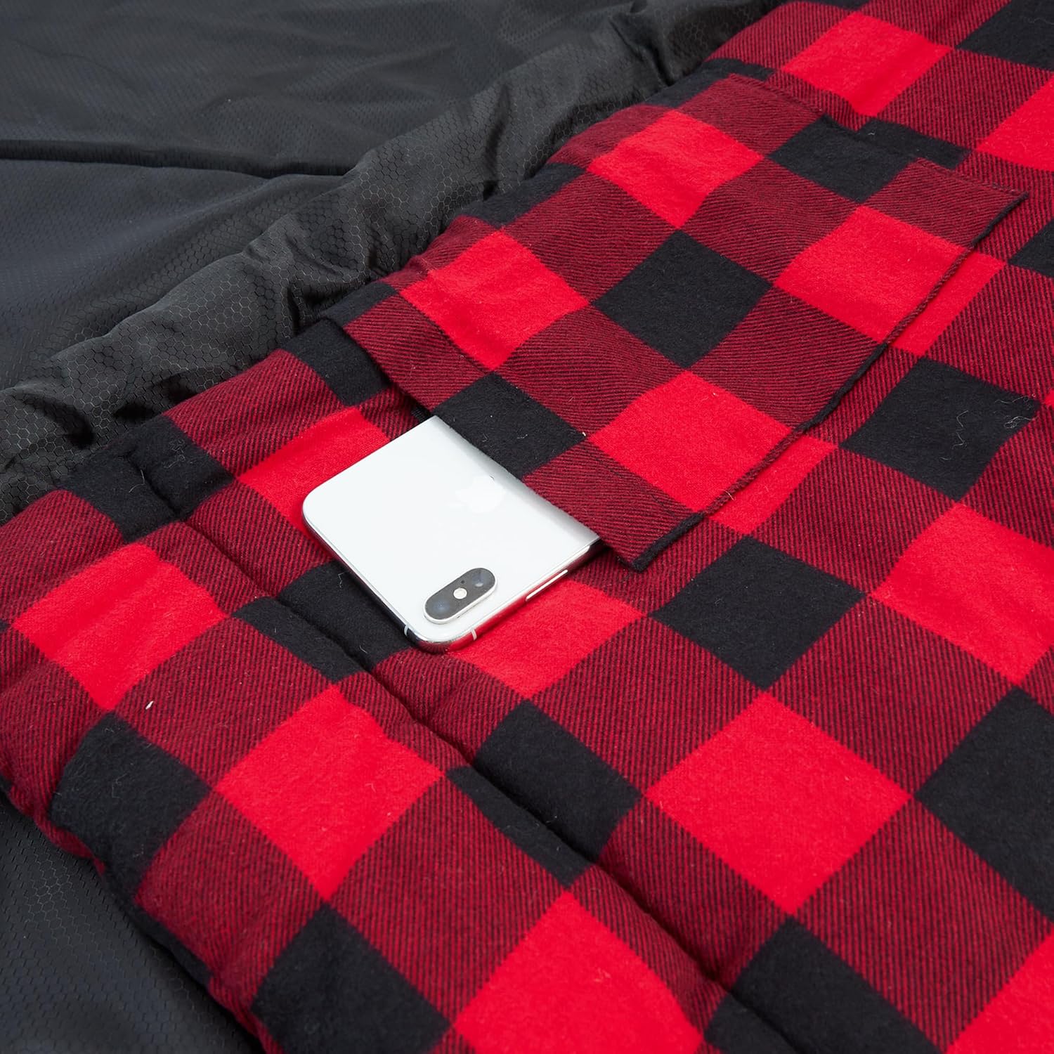 Alternative view of PO PO BEAR Zero Degree Sleeping Bag for Adults 100% Cotton Flannel Tall and Big