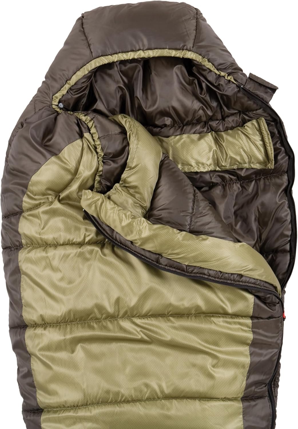 Alternative view of Coleman North Rim 0°F Big & Tall Sleeping Bag, Cold-Weather Mummy Sleep Sack with No-Snag Zipper & Adjustable Hood for Warmth & Ventilation, Large Camping Sleeping Bag