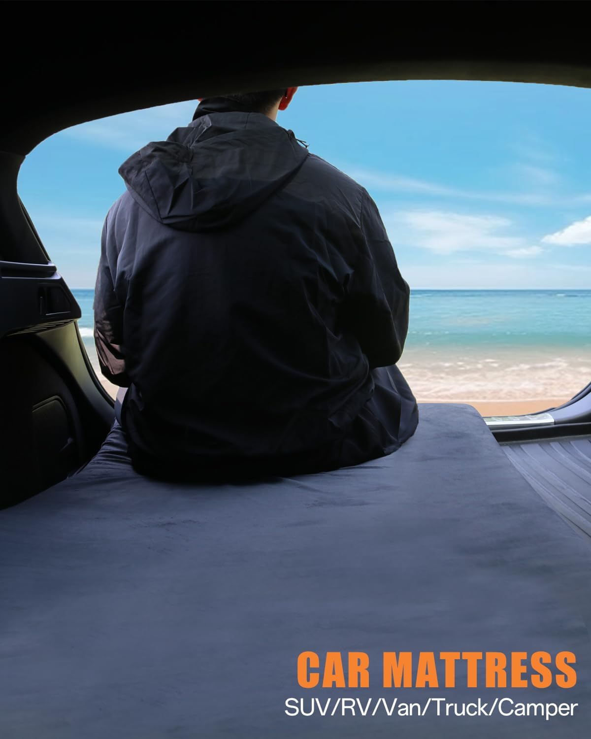 Alternative view of Aodisman Sleeping Pad,3-inch Thick Memory Foam Camping Mattress,Portable Roll-Up Mat for Car/Tent/Floor/Cot/Travel,Comfortable Pad for Guests Sleepover