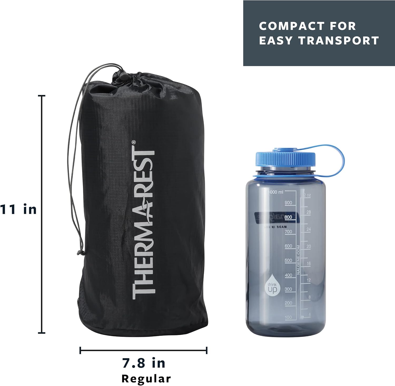 Alternative view of Therm-a-Rest Trail Scout Self-Inflating Camping and Backpacking Sleeping Pad, Regular - 72 x 20 Inches