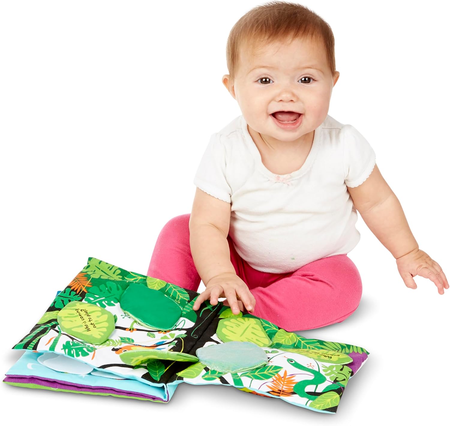 Alternative view of Melissa & Doug Soft Activity Baby Book - The Wonderful World of Peekaboo! Lift The Flap Busy Book for Toddlers, Sensory Toys for Babies and Toddlers
