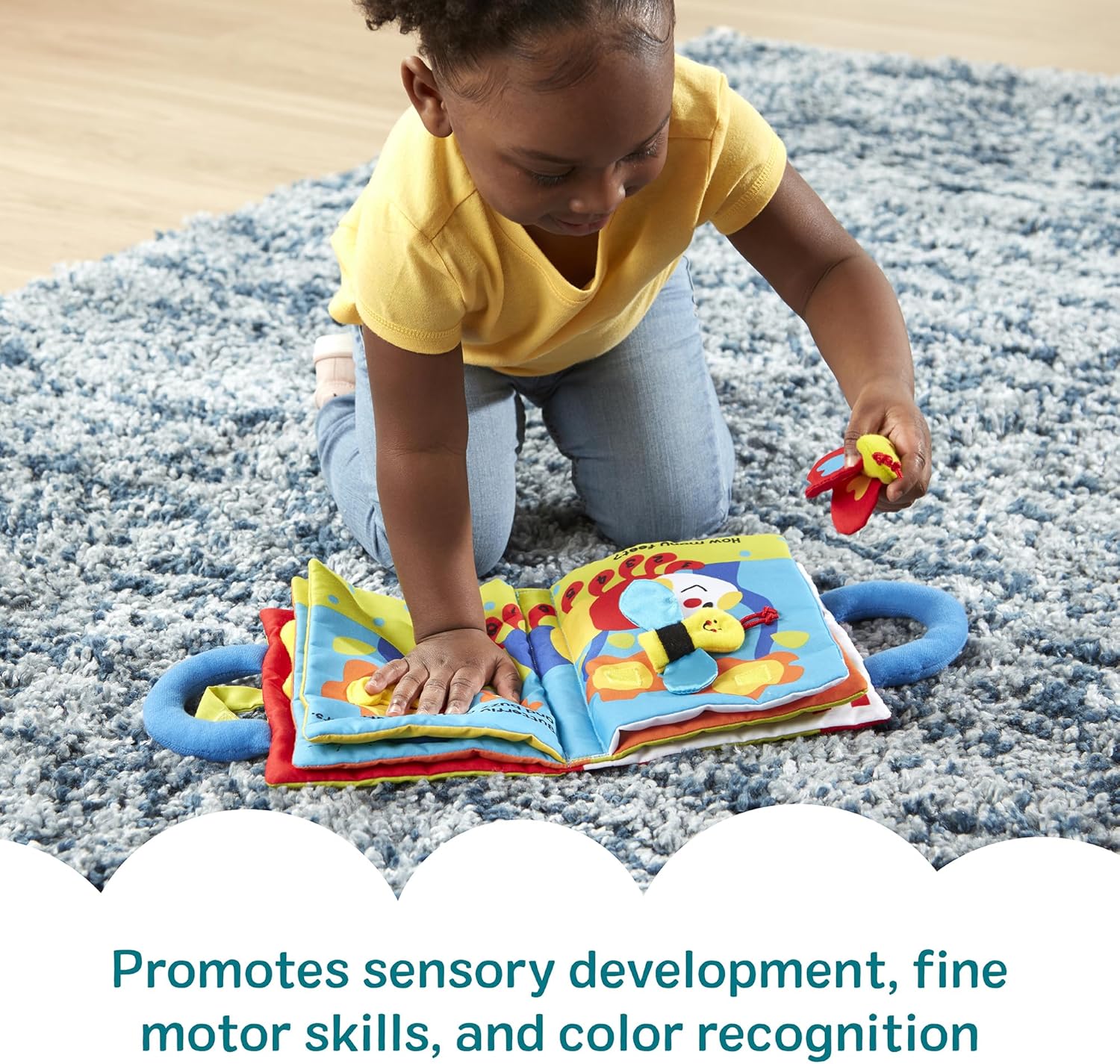 Alternative view of Melissa & Doug Ku2019s Kids My First Activity Book 8-Page Soft Book for Babies and Toddlers Early Learning Developmental Plush Soft Activity for Babies and Toddlers